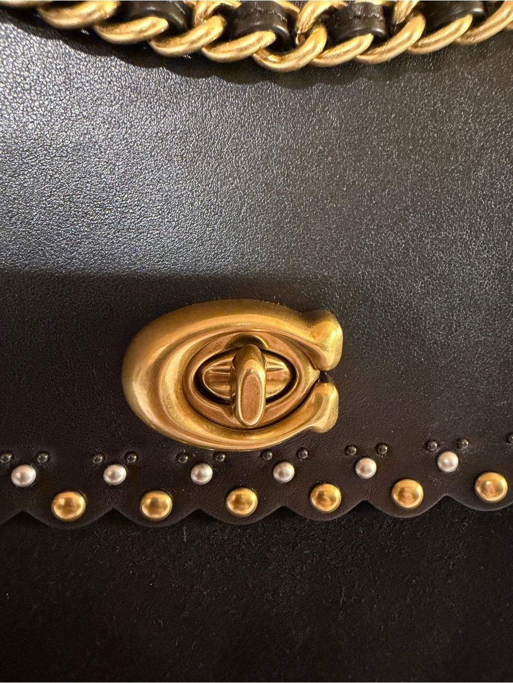 Coach Parker Black leather shoulder bag 76530, Brand New Condition! - Picture 4 of 16